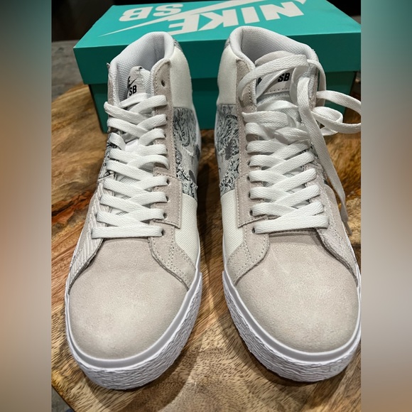 Nike Zoom Blazer Mid Premium SB 'Paisley Pack - Floral' women’s size 10 - Picture 4 of 7